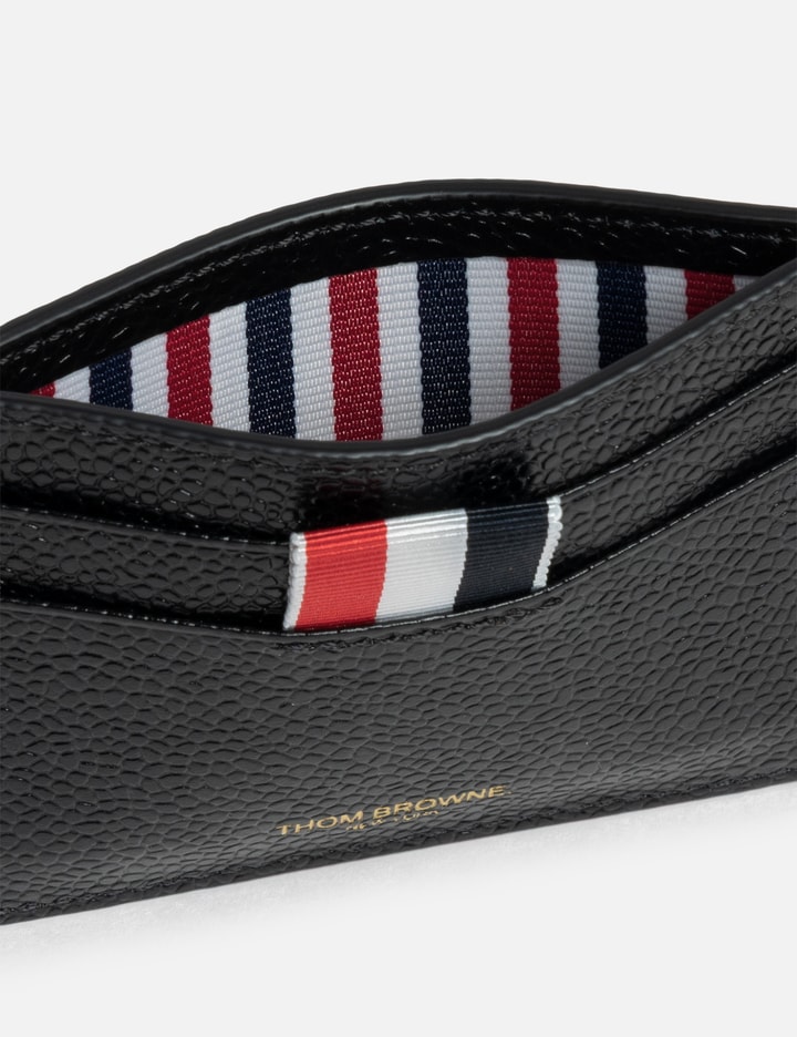 Thom Browne Pebble Grain Hector Single Card Holder