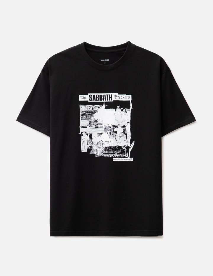 Shop Manors Golf Sabbath T-shirt In Black