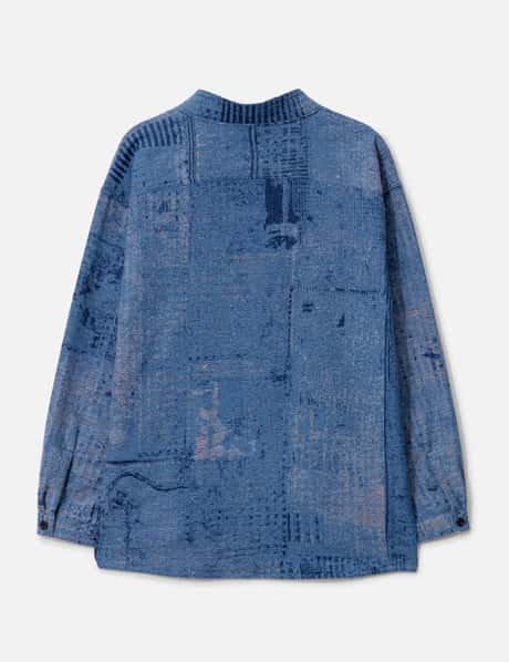 Boro Jaquard Haori Shirt 3YR Wash view 8