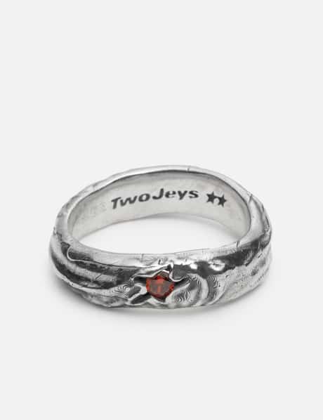 TwoJeys Red Stone Ring