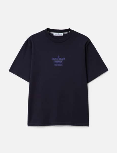 Stone Island Combed Organic Cotton Jersey Short Sleeve T-shirt HBX
