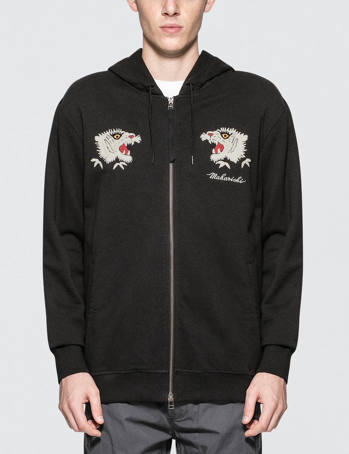 White Tiger Zipup Hoodie Placeholder Image