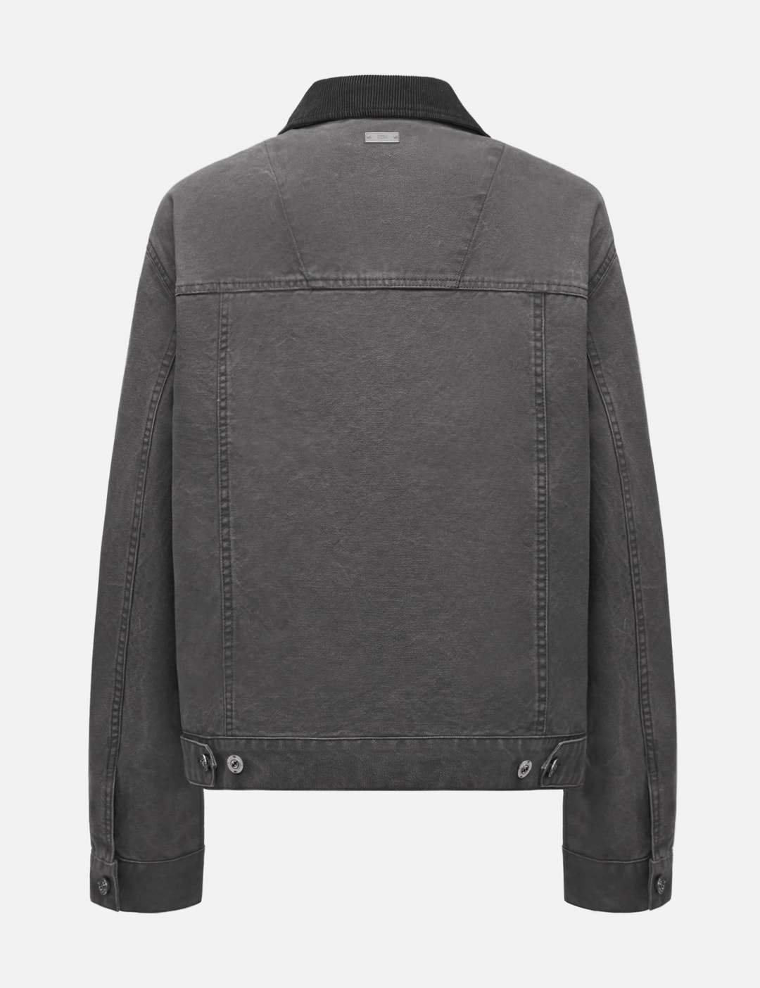 Team Wang Design Reset Patchwork Washed Jacket In Gray