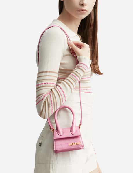 Croc Pink Jacquemus Bag Moyen Jacquemus Le Chiquito Bag HBX