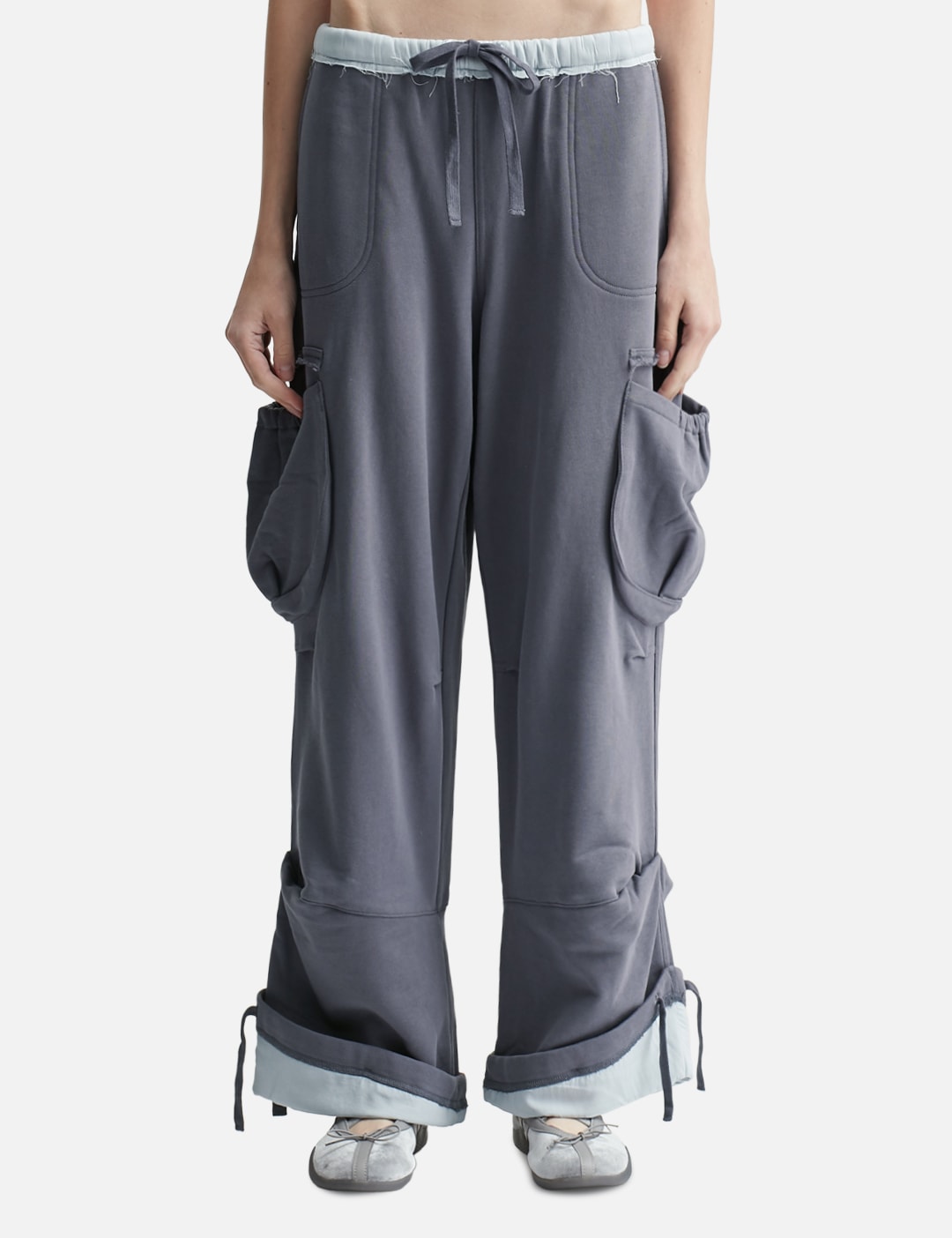 Utility Contrast Trim Jersey Pants view 6