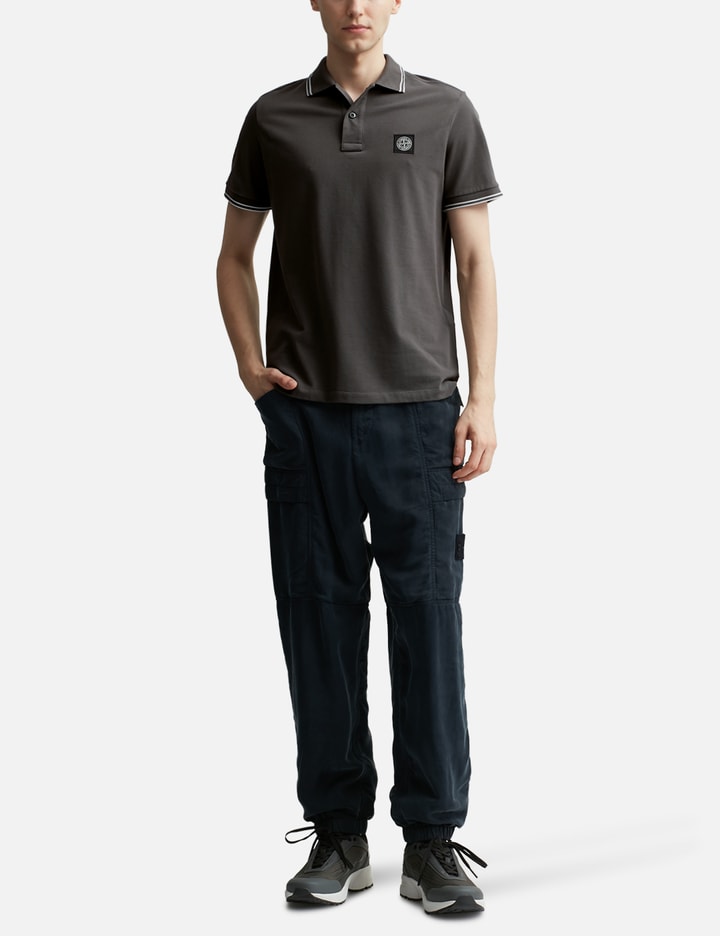 Shop Stone Island Short-sleeve Polo In Grey