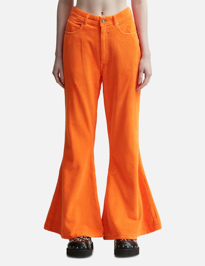UNISEX CORDUROY FLARED PANTS WOVEN Placeholder Image