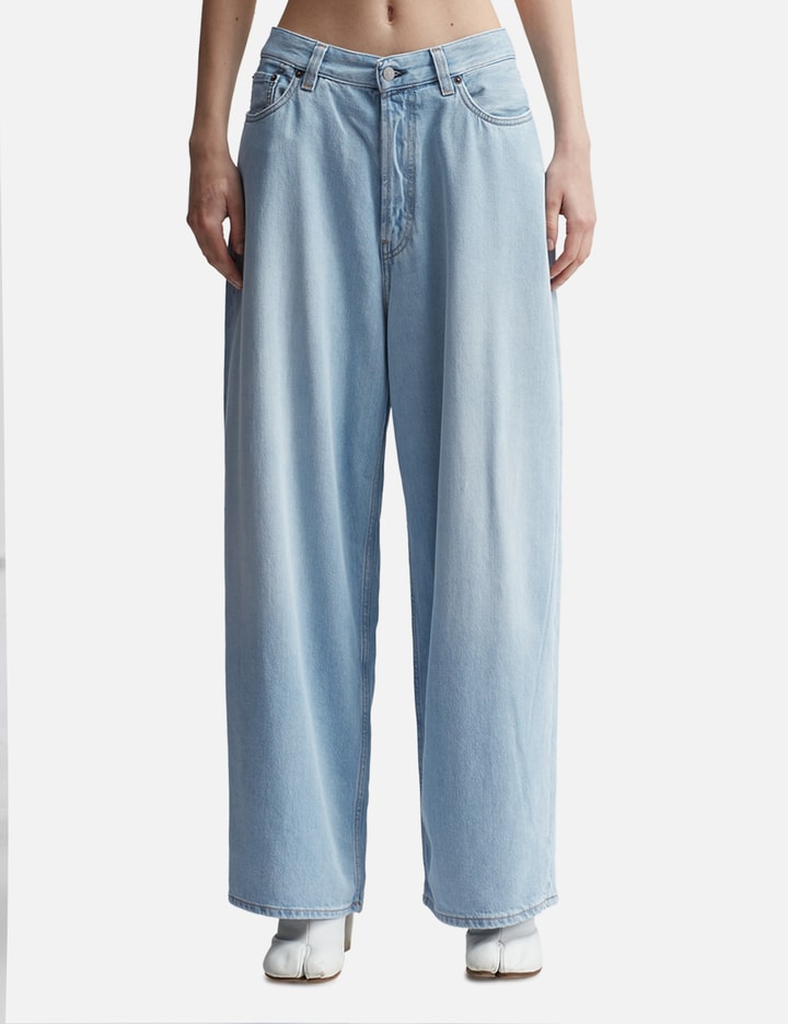 Shop Acne Studios Super Baggy Fit Jeans - 2023f In Blue