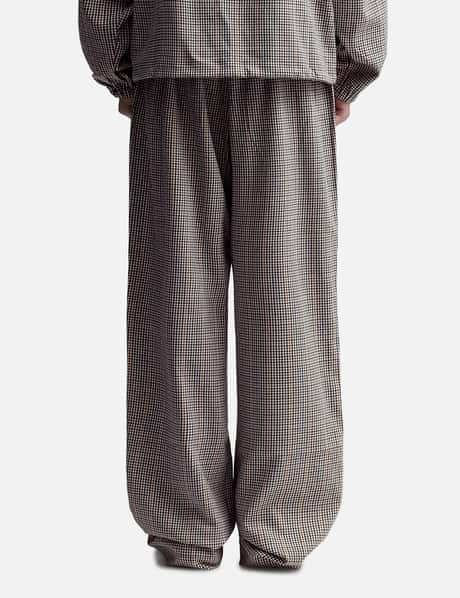 CHECKED DOUBLE KNEE PANTS view 12