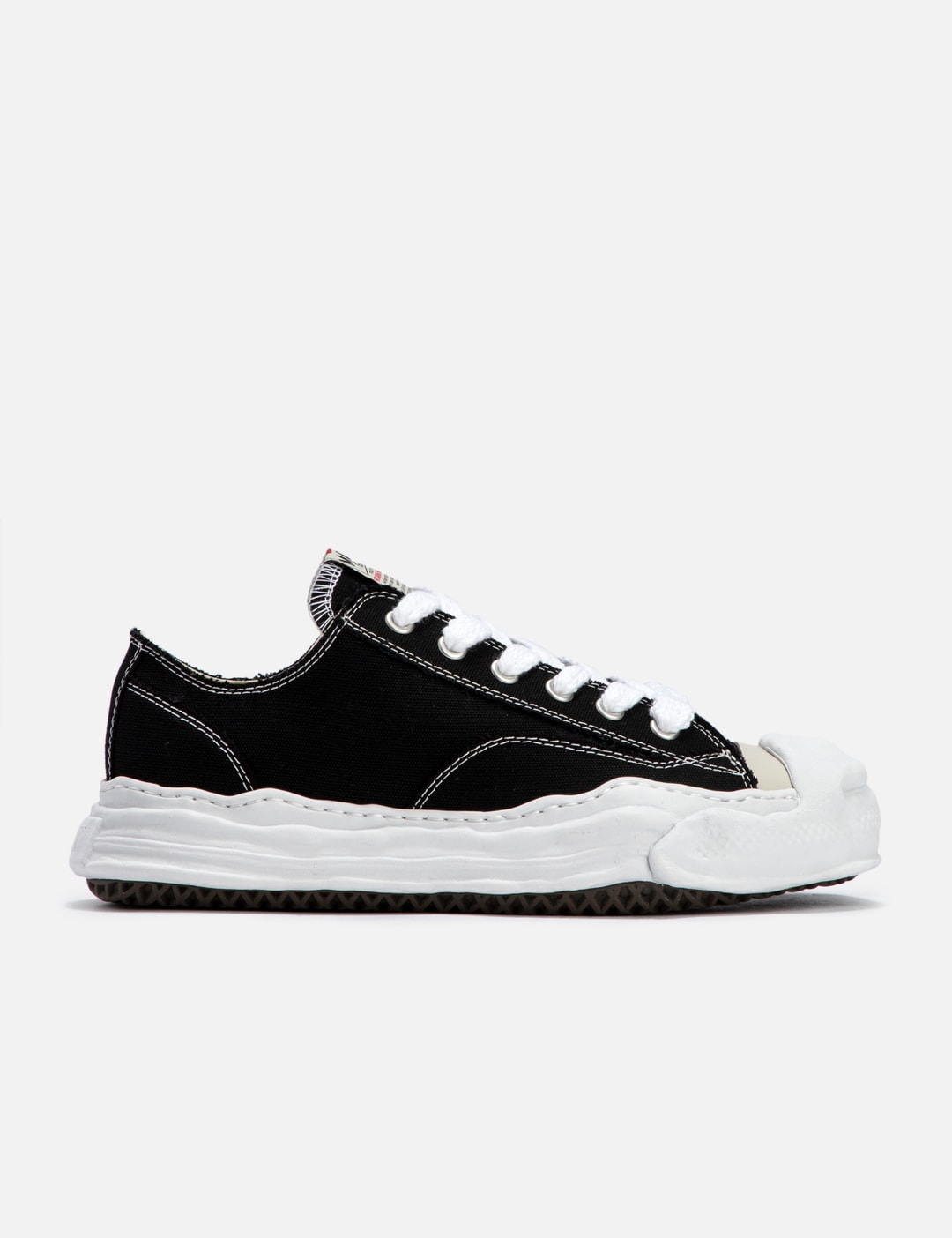 Miharayasuhiro Maison Mihara Yasuhiro Black Peterson Low Sneakers In Canvas In Black