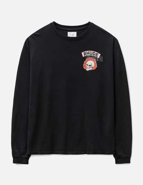 Rhude 92 ラリー ロングスリーブ Tシャツ