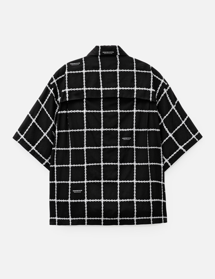 Shop Undercover Uc1d4401 Zip Up Shirt In Black
