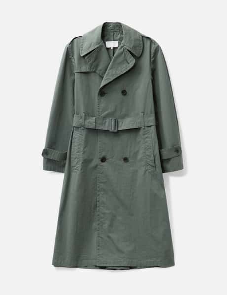 Maison Margiela Double Breasted Trench Coat HBX