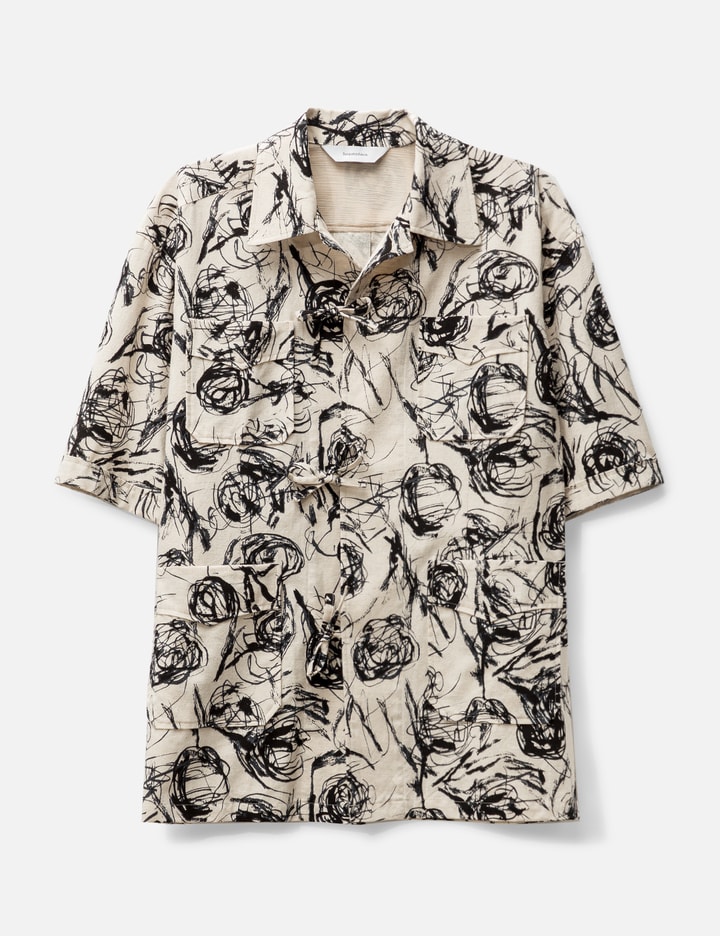 FLOWER SKETCH H/S SLEEPING SHIRT Placeholder Image