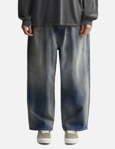 ANCELLM - Aging Wide Denim 5P Pants | HBX