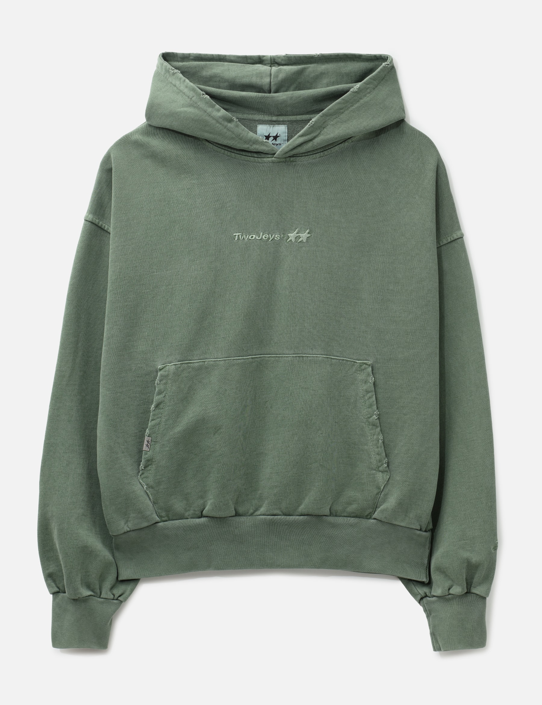 Pigment Dyed Green Icon Hoodie view 16