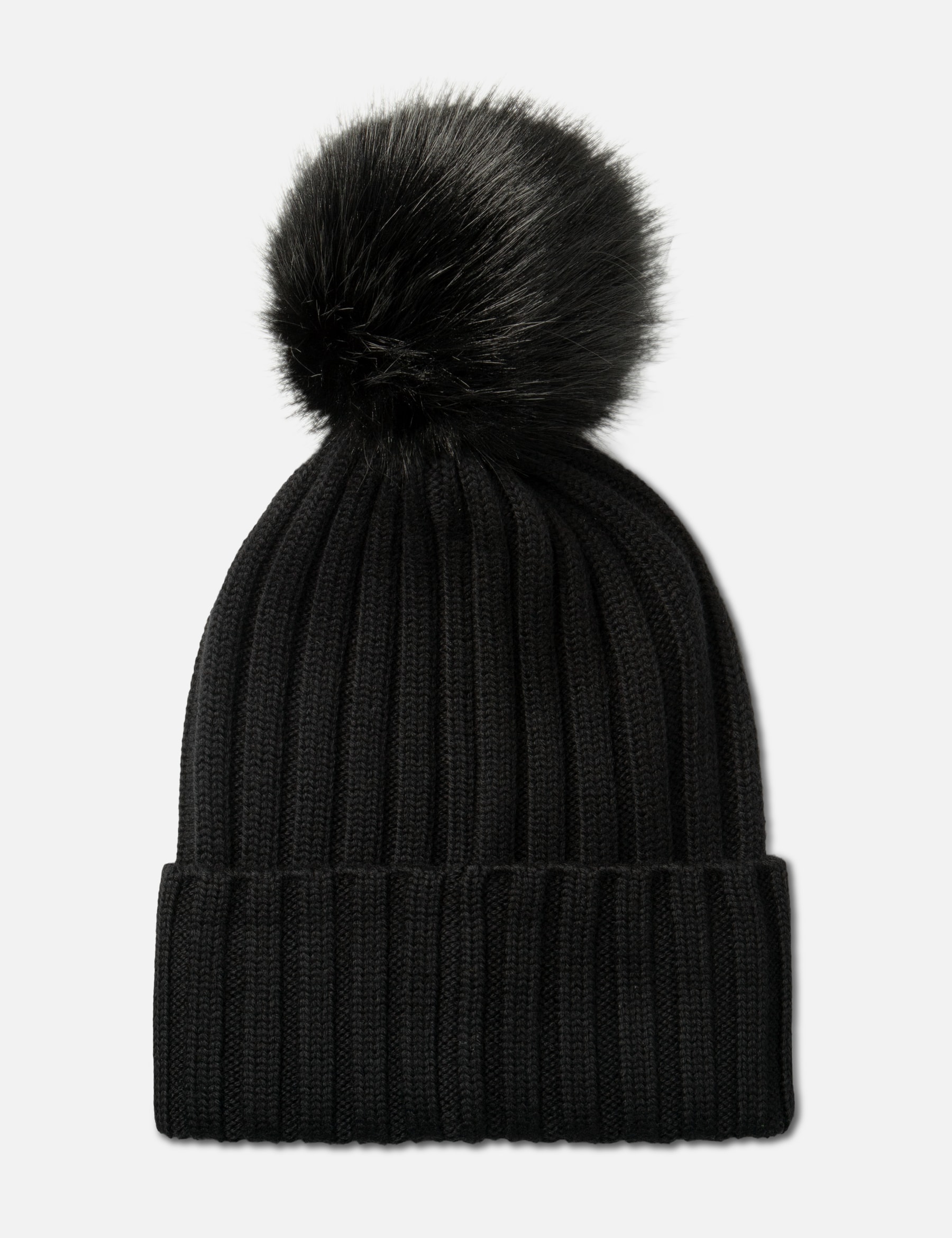 Wool Beanie With Pom Pom view 8