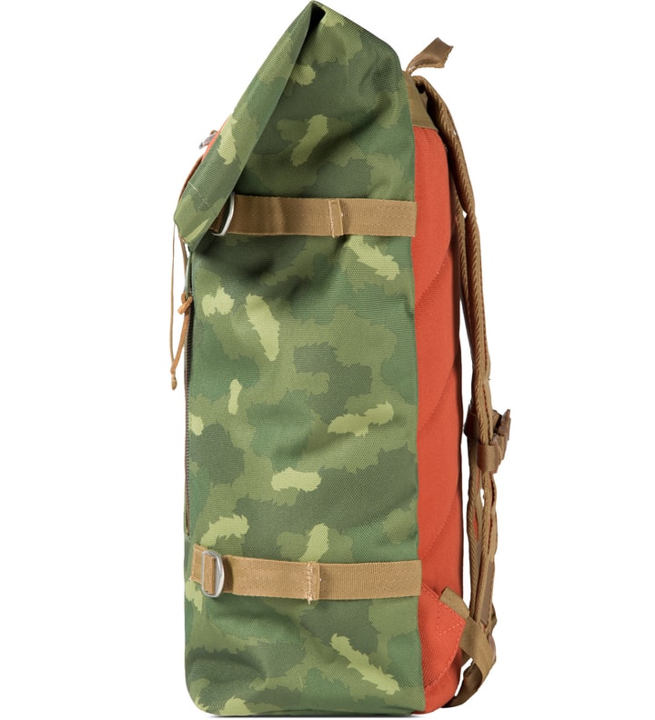 Camo/Orange Roll-Top Backpack Placeholder Image