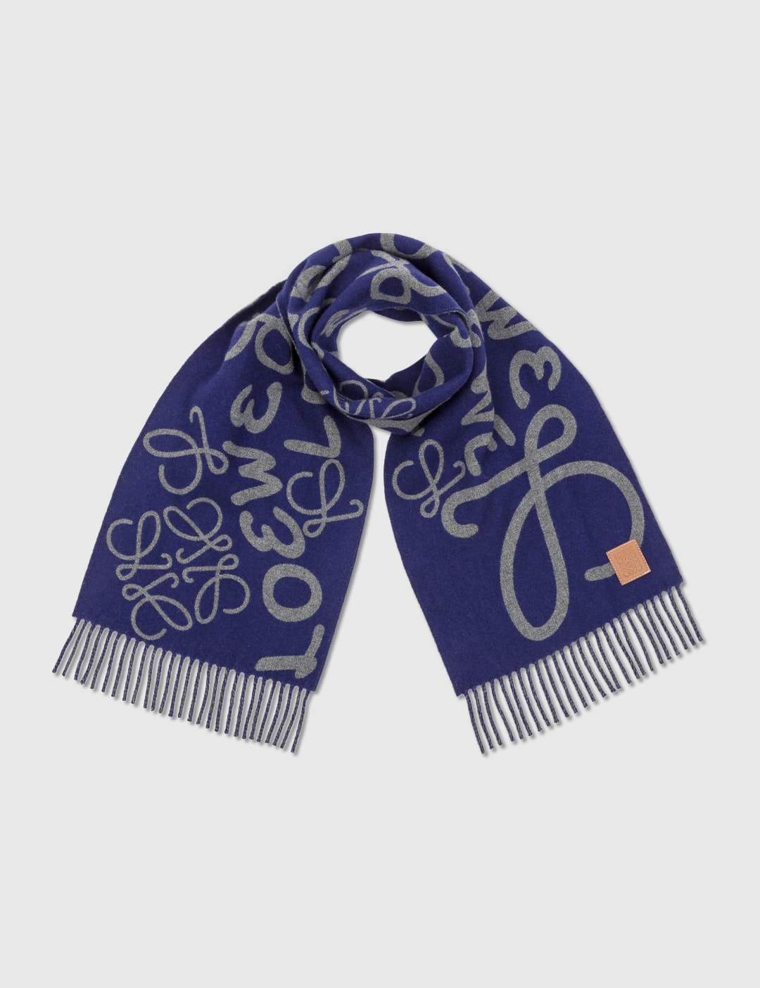 Louis Vuitton Bicolor Monogram Knit Fringed Wool Scarf Louis