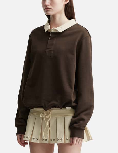 G Contrast Polo Long Sleeve view 7