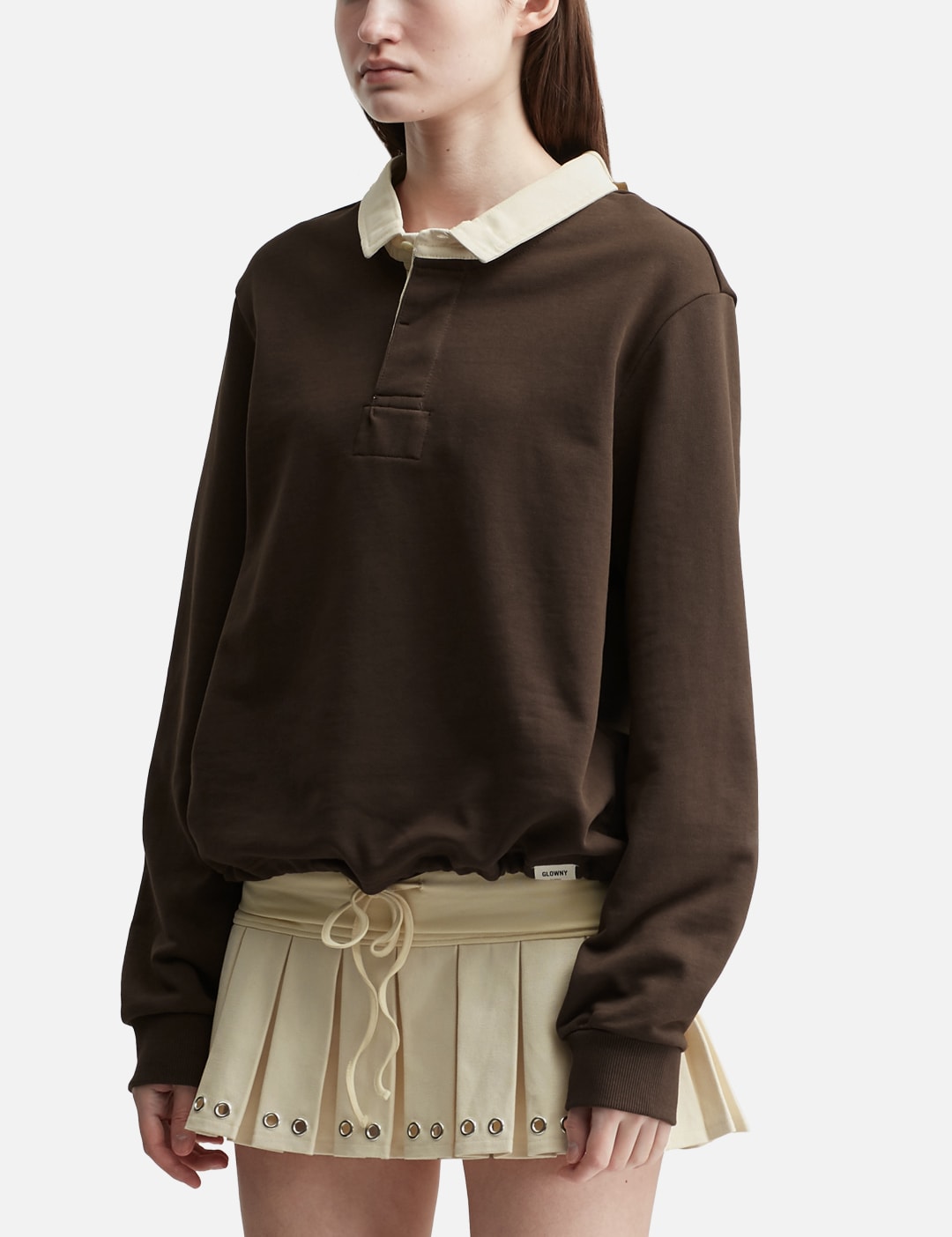 G Contrast Polo Long Sleeve view 8