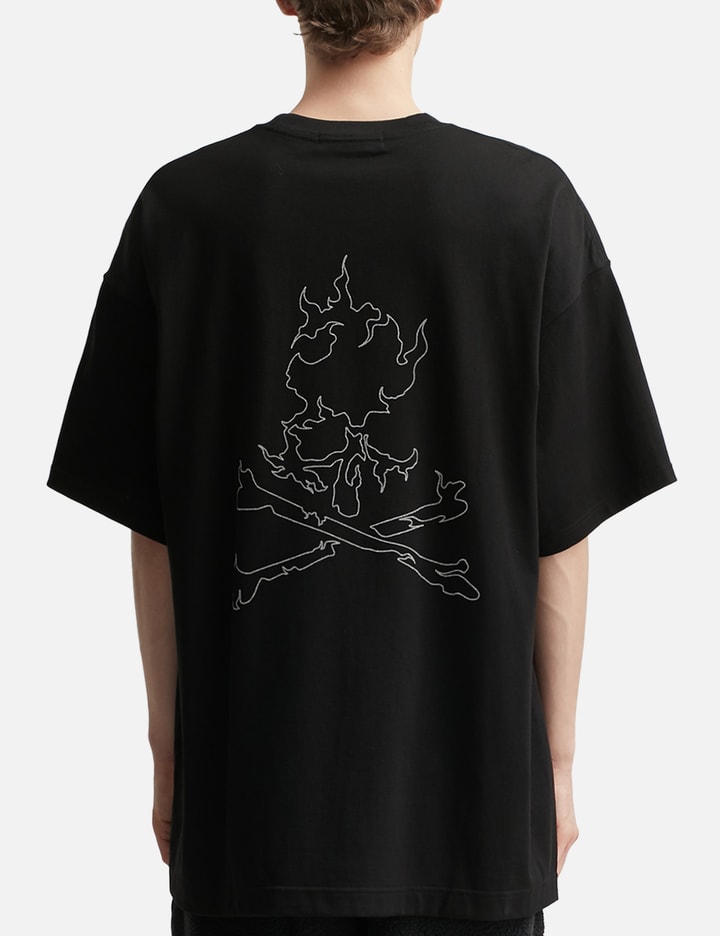 Mastermind Japan Oversized Glassbeaded Short Sleeve T-shirt In Black