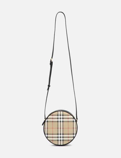 Burberry Vintage Check and Leather Louise Bag HBX