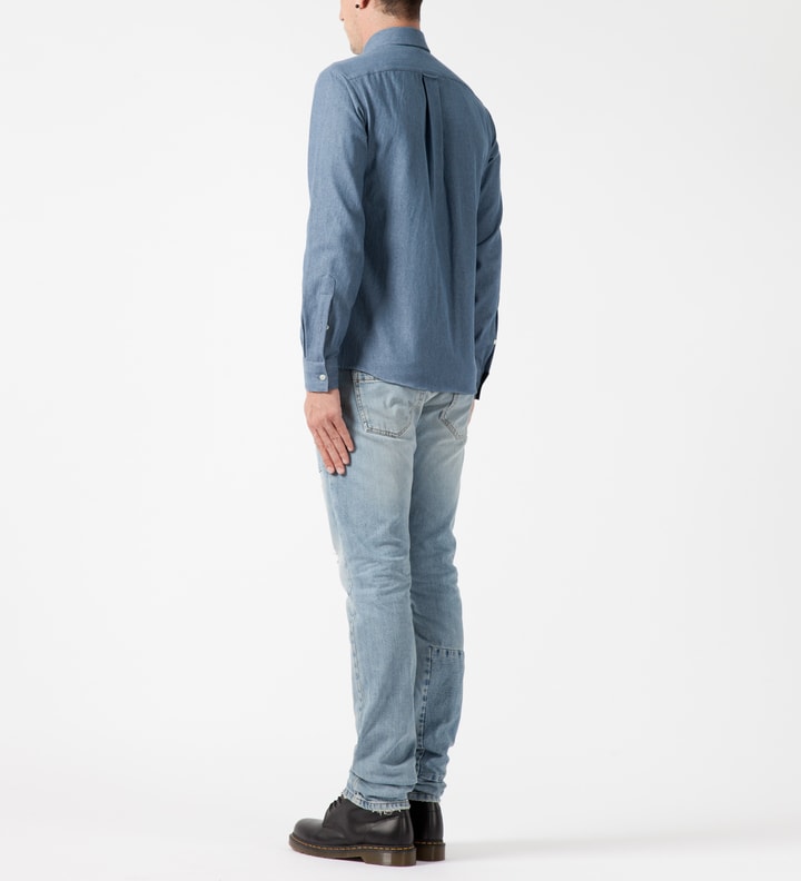 Light Denim Button Down Collar Shirt Placeholder Image