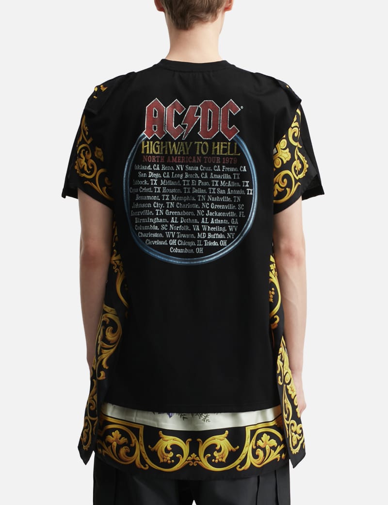 2025SSJUNYA WATANABE MAN AC/DC Tシャツ Lサイズ