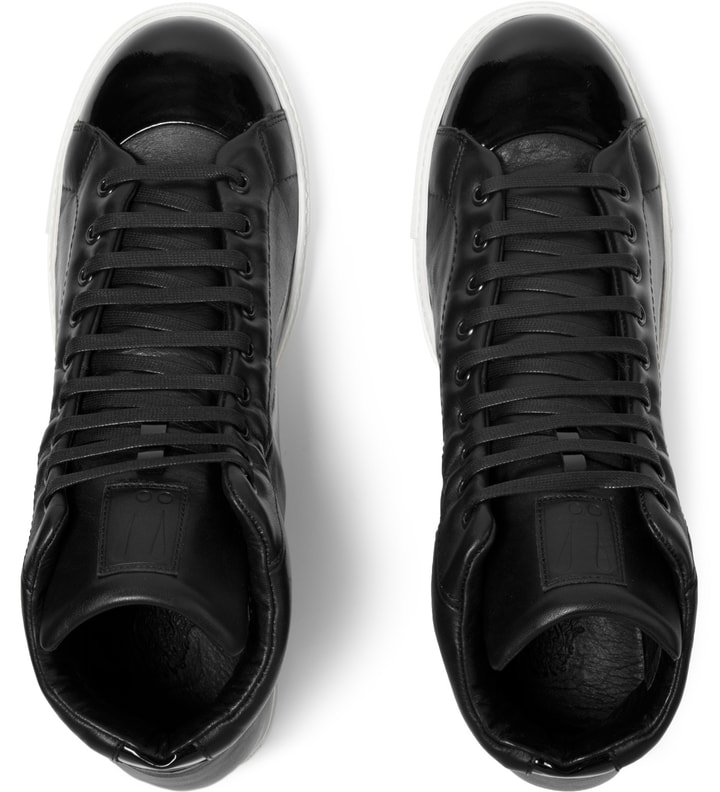 Black/White Jack Johnson High Top Sneakers Placeholder Image