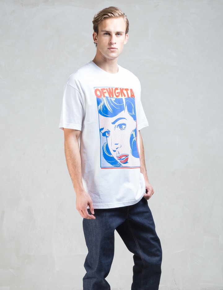 Blue Hair Lady Dot Face S/S T-shirt Placeholder Image