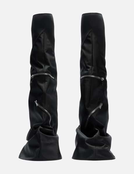 Rick Owens Drkshdw Cargo Fetish Sneaks - レイヤードブーツ風 