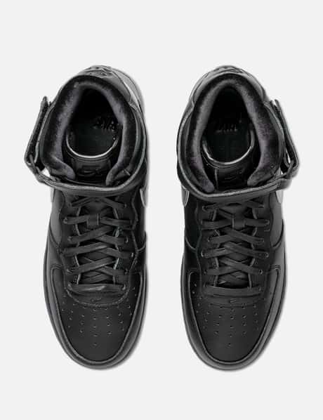 Nike Air Force 1 sneaker boots in triple black - BLACK