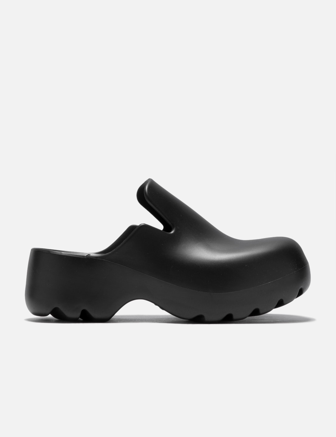 Bottega Veneta Black Rubber Clog Sole Buy Bottega Veneta Rubber Clog Slide  main image 3