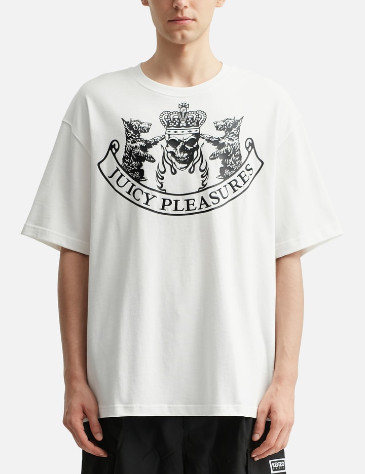 Pleasures x Juicy Couture Skull Crest Heavyweight Shirt Placeholder Image