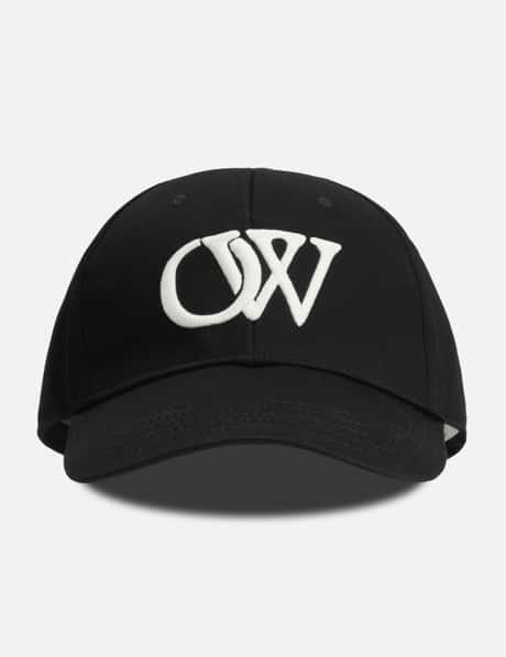 Off-White™ DRILL OW BASEBALL CAP BLACK WHITE