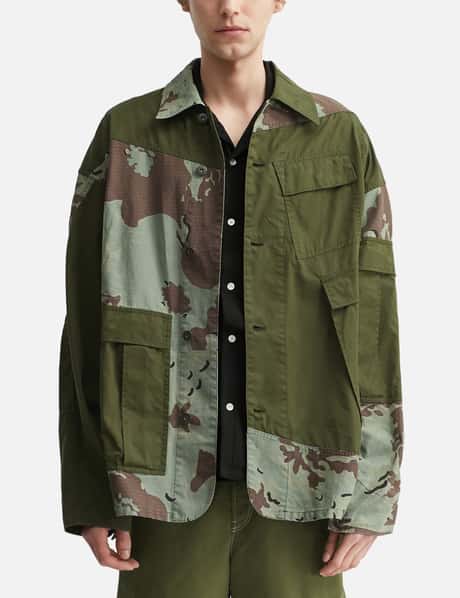 NÒMARHYTHM TEXTILE X Needles Rebuild Coverall Jacket view 10