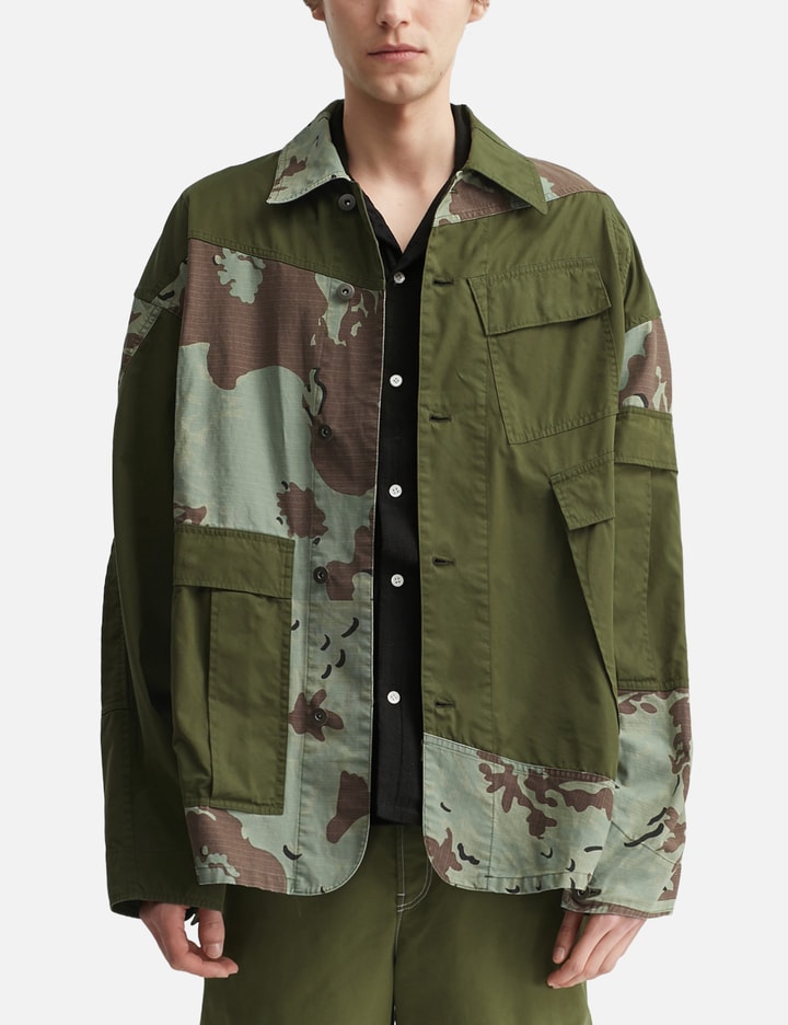 NÒMARHYTHM TEXTILE NÒMARHYTHM TEXTILE X Needles Rebuild Coverall Jacket