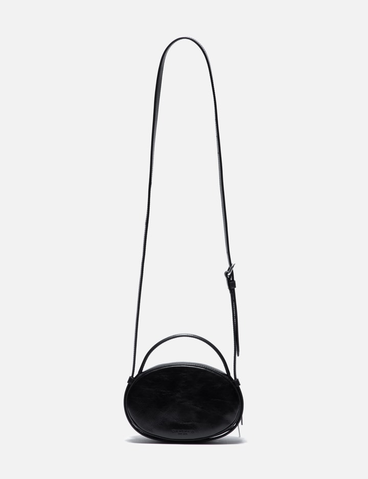 Shop Alexander Wang Dome Small Crackled Patent Leather Crossbody Bag In Black