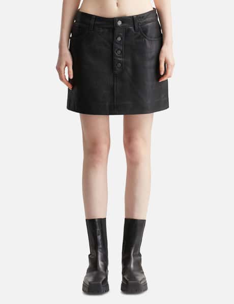 Won Hundred Kami Leather Skirt