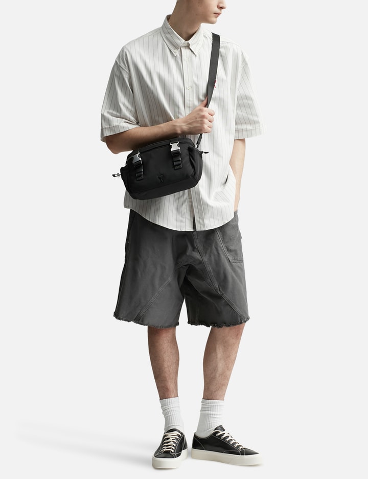 Ami Alexandre Mattiussi Adc Messenger Bag In Black