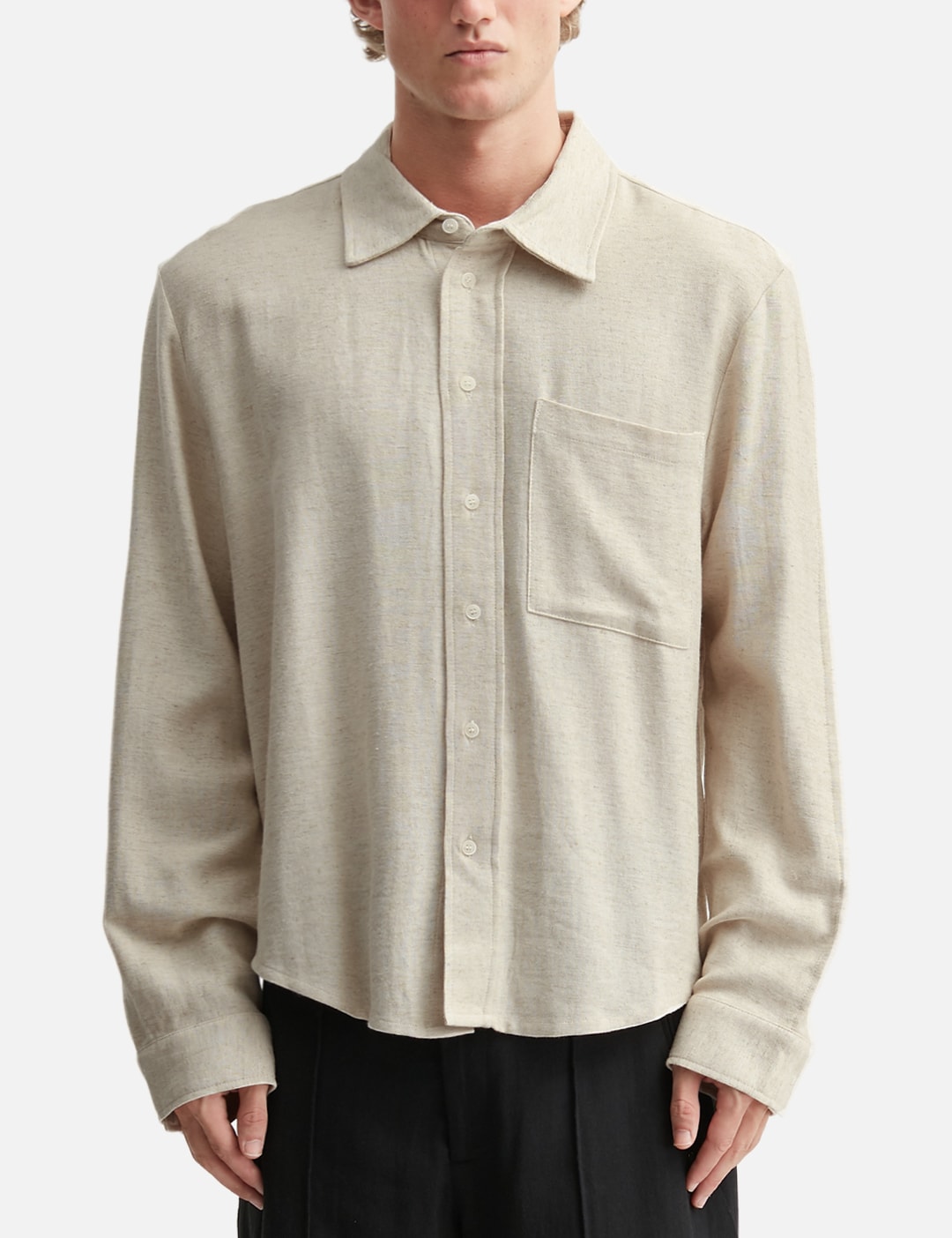 Mono Origami Linen Shirt view 18