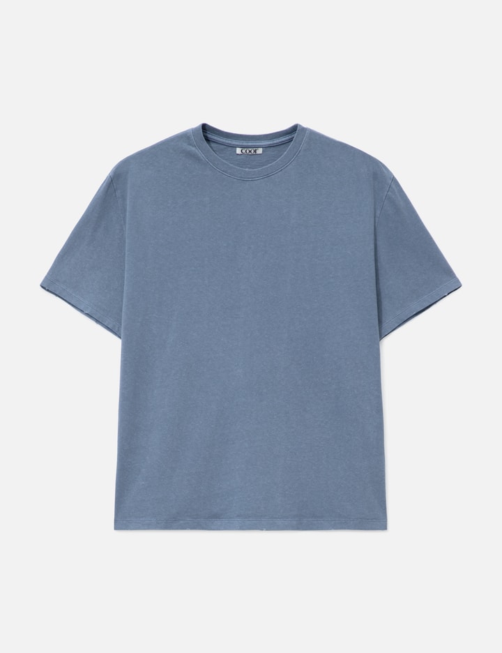 COOR Damaged Color Dyed Crop T-Shirt