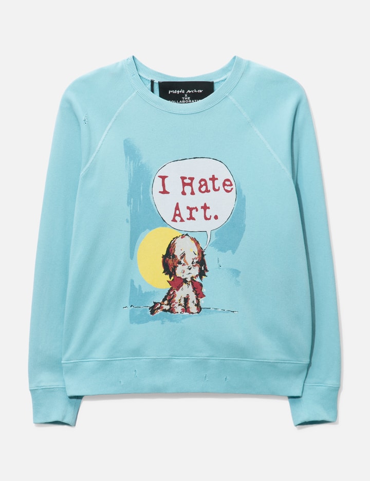MARC JACOBS X MAGDA ARCHER I HATE ART SWEATER 