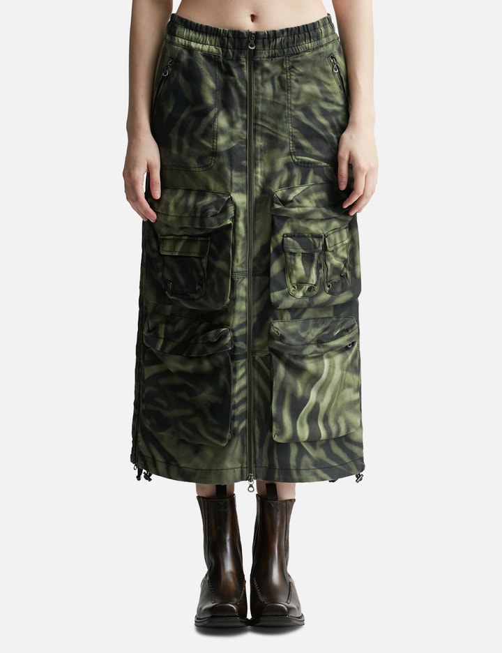 O-MIRTOW PRINTED CARGO SKIRT Placeholder Image