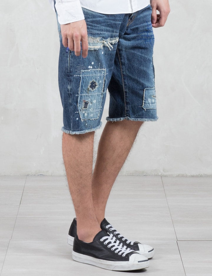 Remake Denim Short Pants Placeholder Image