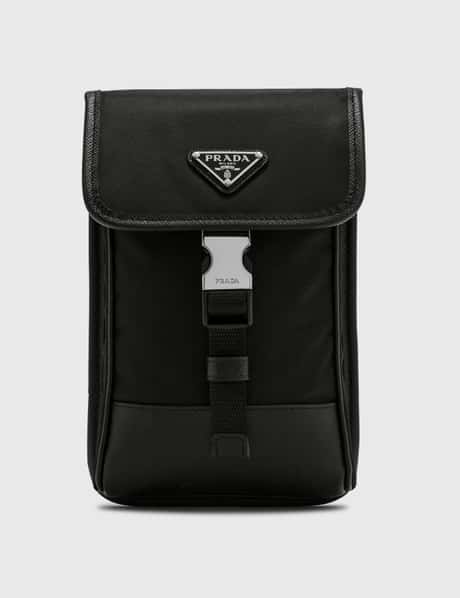Prada - Re-nylon And Saffiano Leather Smartphone Case  HBX - Globally  Curated Fashion and Lifestyle by Hypebeast