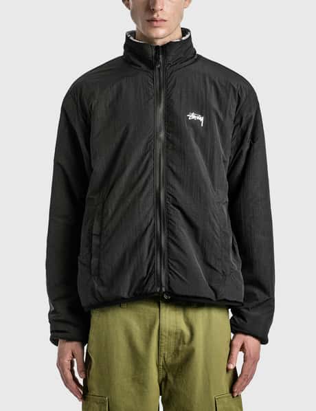 Stussy Dragon Sherpa Jacket Black