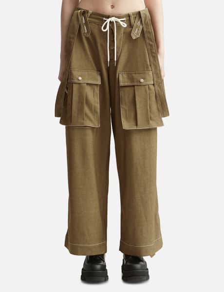 FRIED RICE Unisex Convertible Cargo Pants