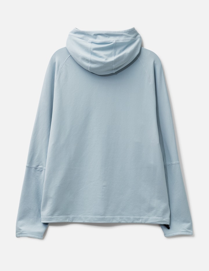 Stone Island Stretch Cotton Fleece_S.I. Stellina Zip-Up Hooded Sweatshirt